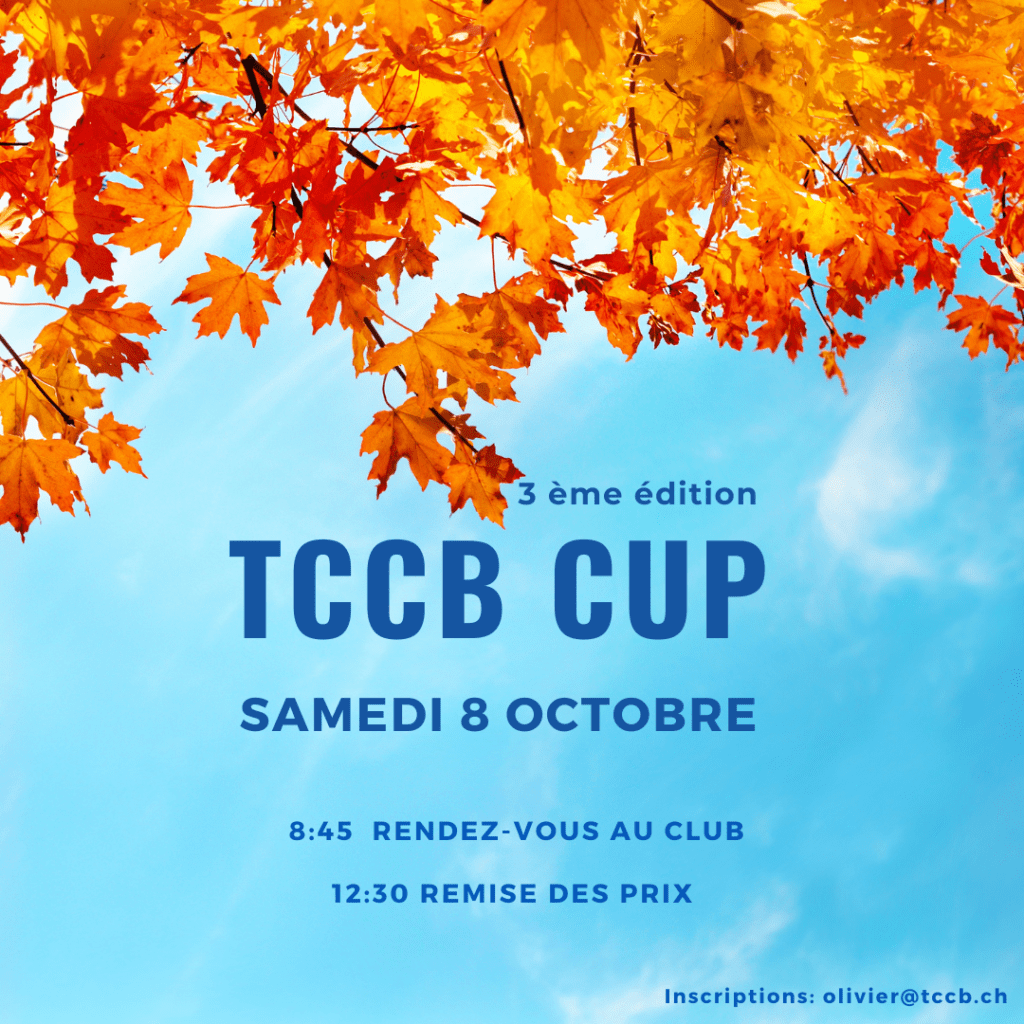 La TCCB CUP est de retour!